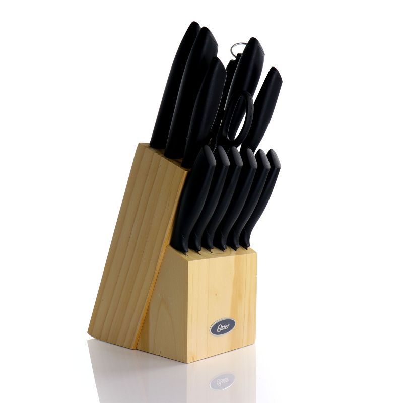 Gibson Home Westminster 23 Piece Carbon Stainless Steel Cutlery Set in Black with Kitchen Tools