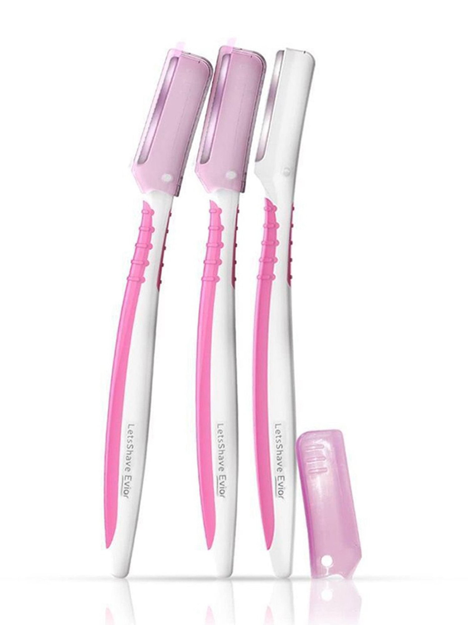 LetsShave Evior Complete Care Pack for Women (Pink/White)