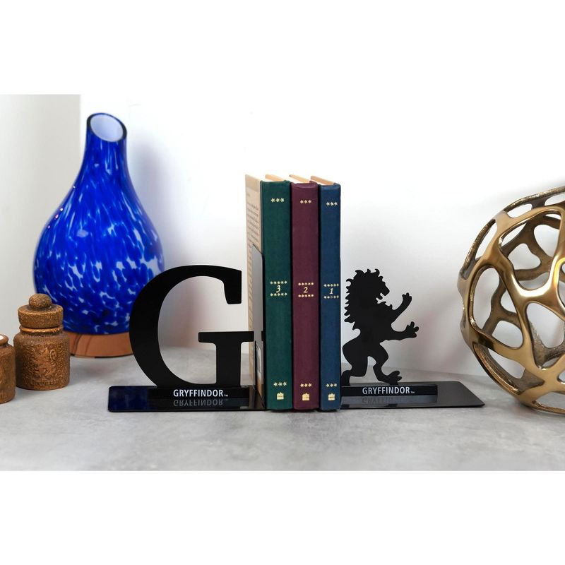 Seven20 Harry Potter Metal Bookends | House Gryffindor Design