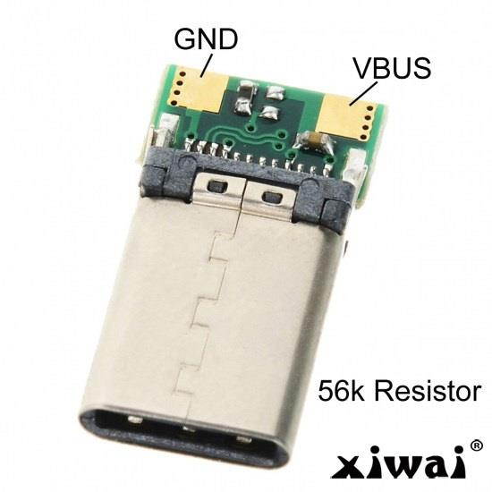 Xiwai DIY USB 3.1 Type C Male & Female Plug & Socket Connector SMT type with PC Board 1set