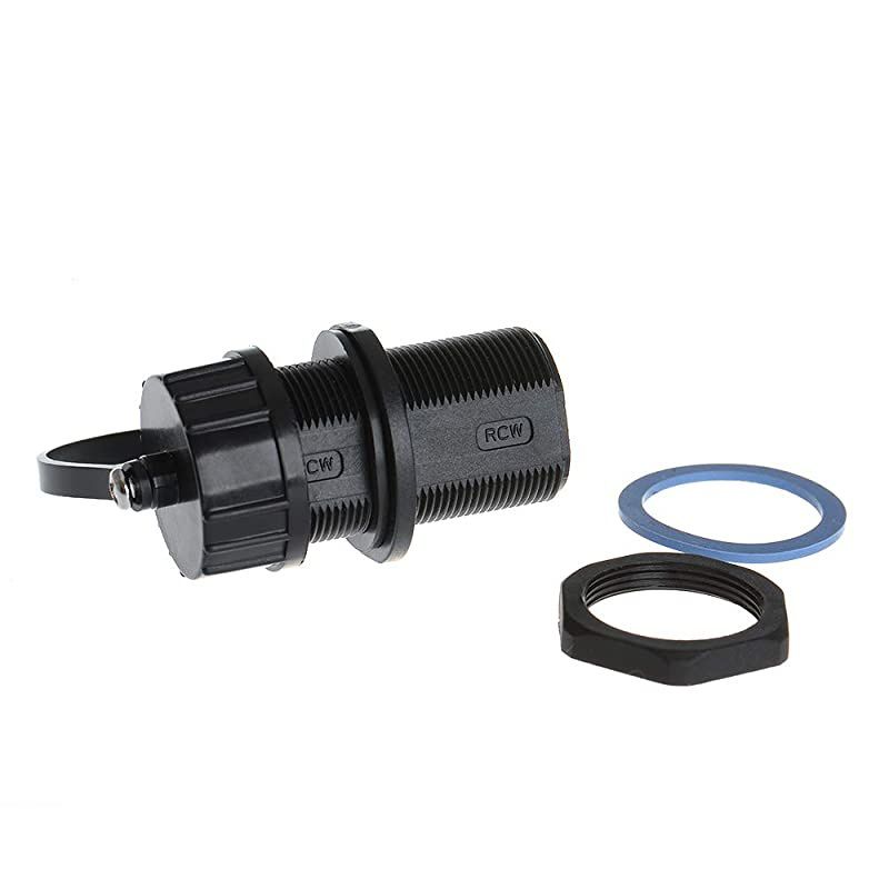 5PCS Panel Mounting Shielded RJ45 Waterproof Cat55e6 8P8C Connector Ethernet LAN Cable Connector Double Head Adapter with WaterproofDust Cap