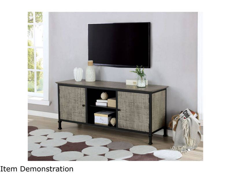 AVF FS1200CURCS-A up to 60" Silver Effect / Clear Glass Curved TV Stand