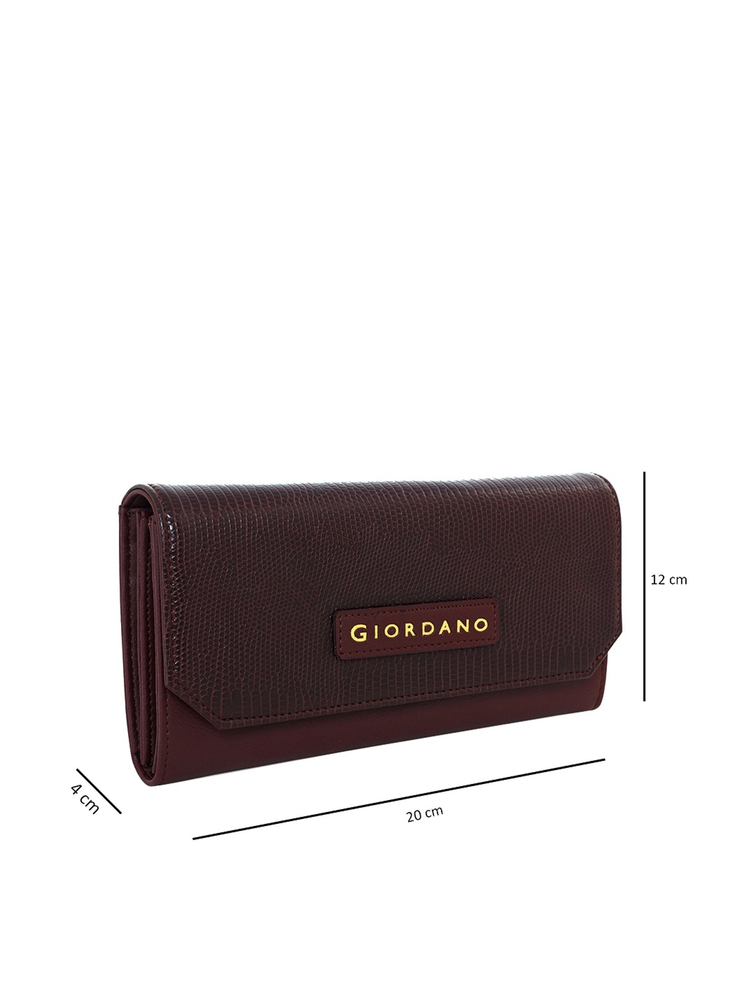 Giordano Brown Solid Wallet for Women