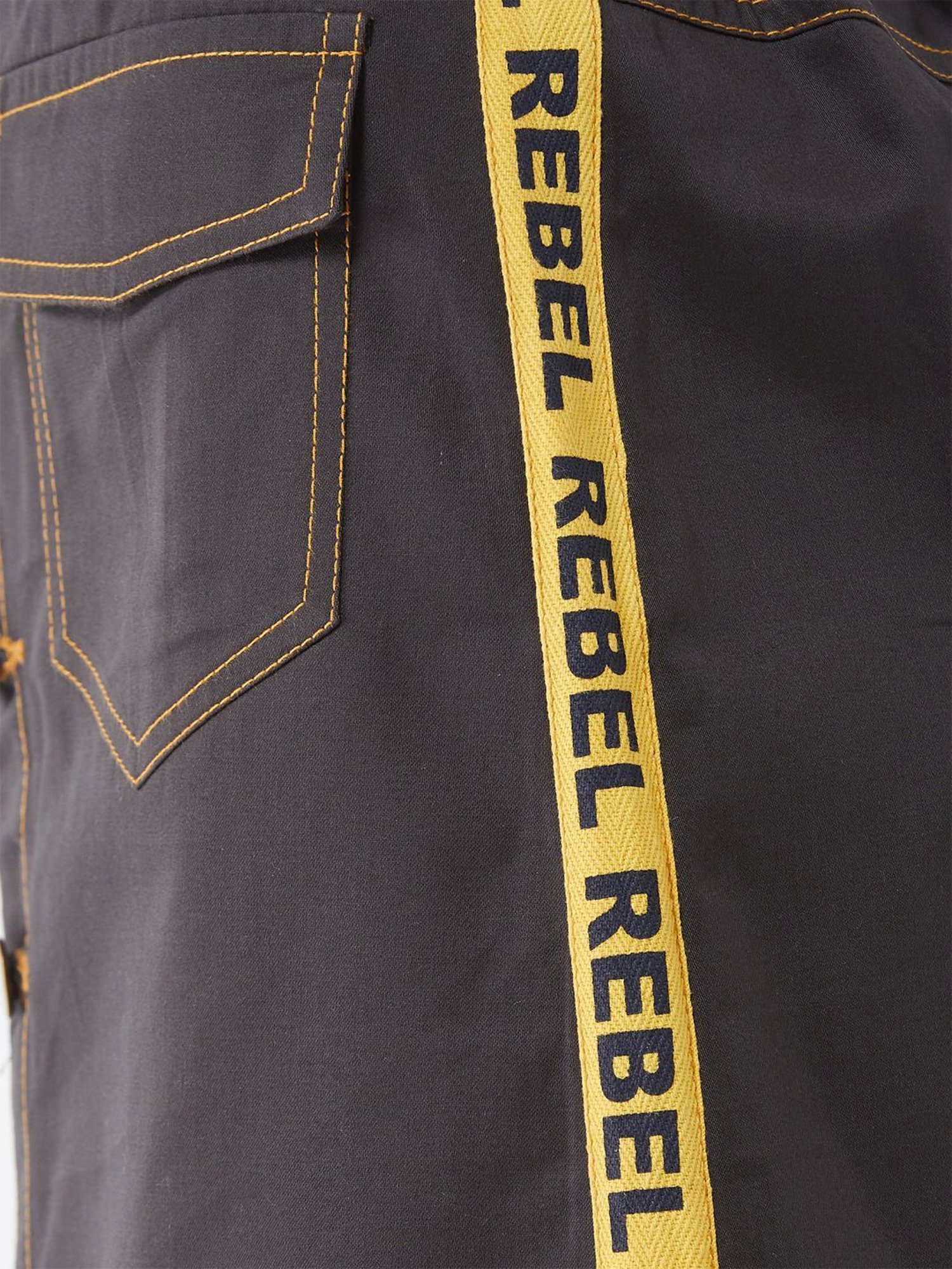 Miss Chase Grey Printed Shift Skirt