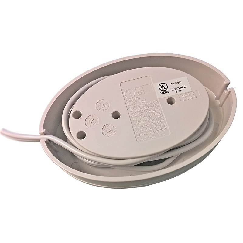 Power Outlet Cord Reel 5FT White