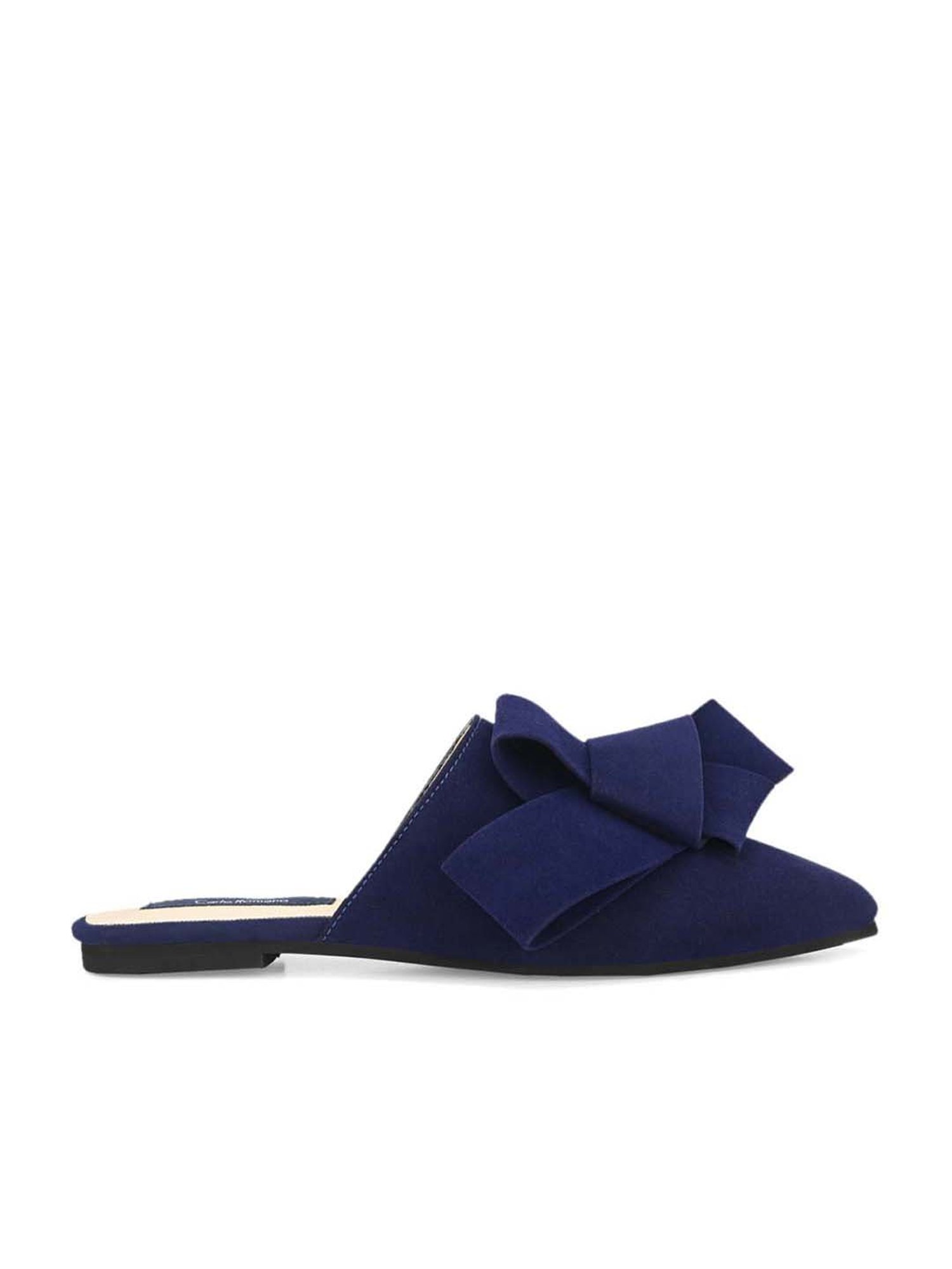 Carlo Romano Women's Blue Mule Shoes