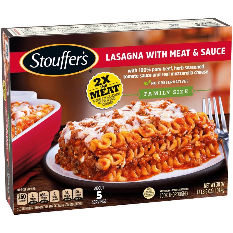 Stouffer's Frozen Lasagna with Meat & Sauce Family Size - 38oz