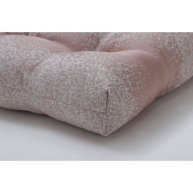 Set of 2 Illuminaire Blush Reversible Chair Pad - Pillow Perfect