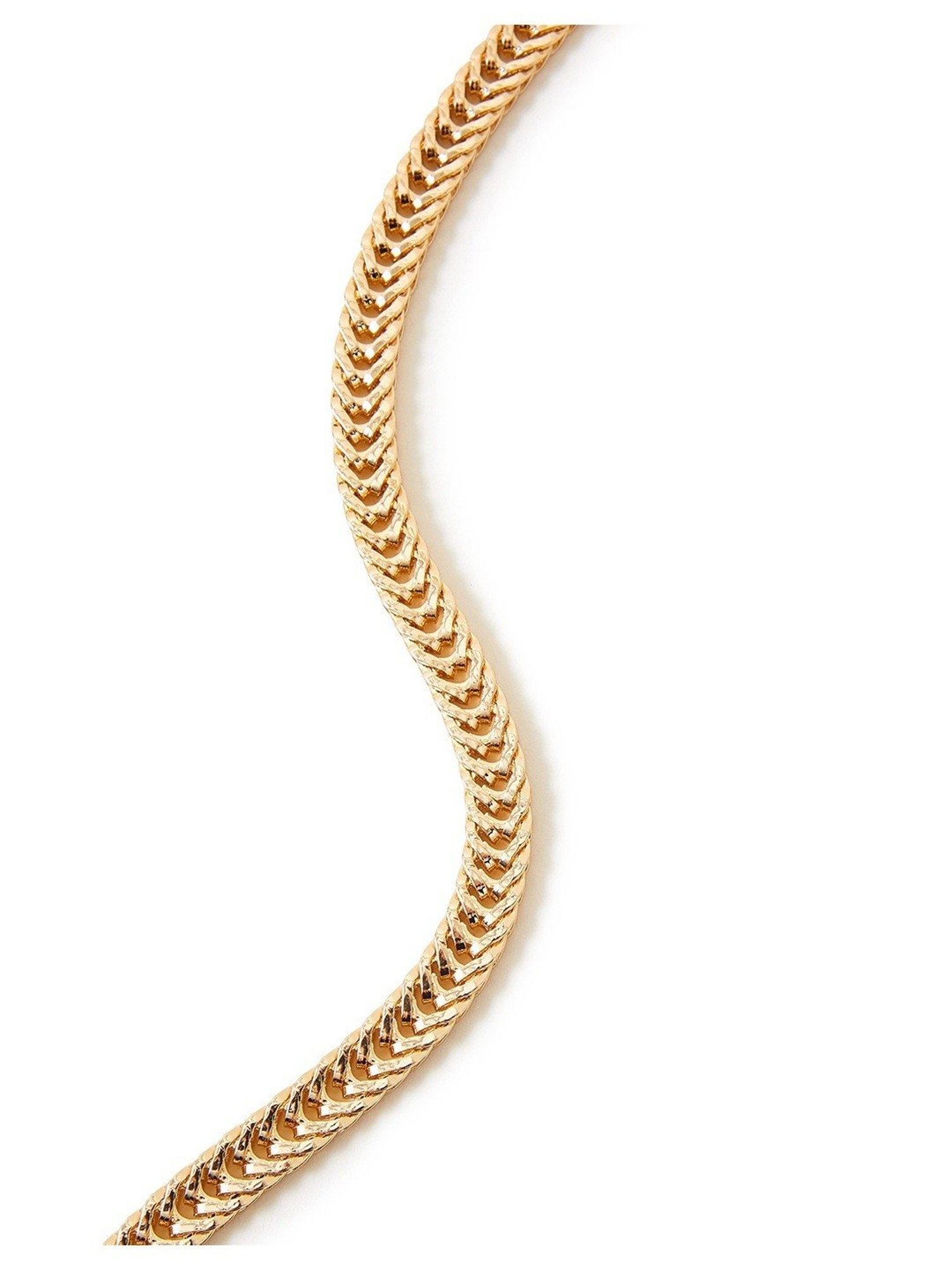 Accessorize London Gold Weaved Chain Necklace
