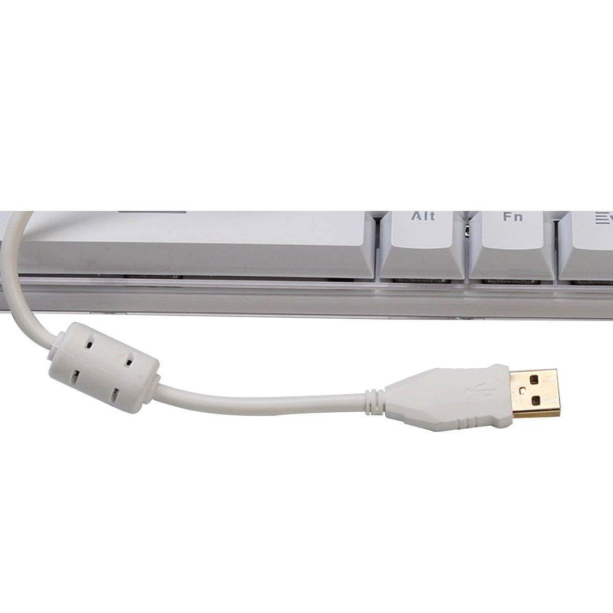 Qisan Magicforce N-key Rollover  Mechanical Keyboard Gaming Keyboard Cherry MX Brown  100% Full Size 108 Keys with White Backlight Case,PBT Keycaps