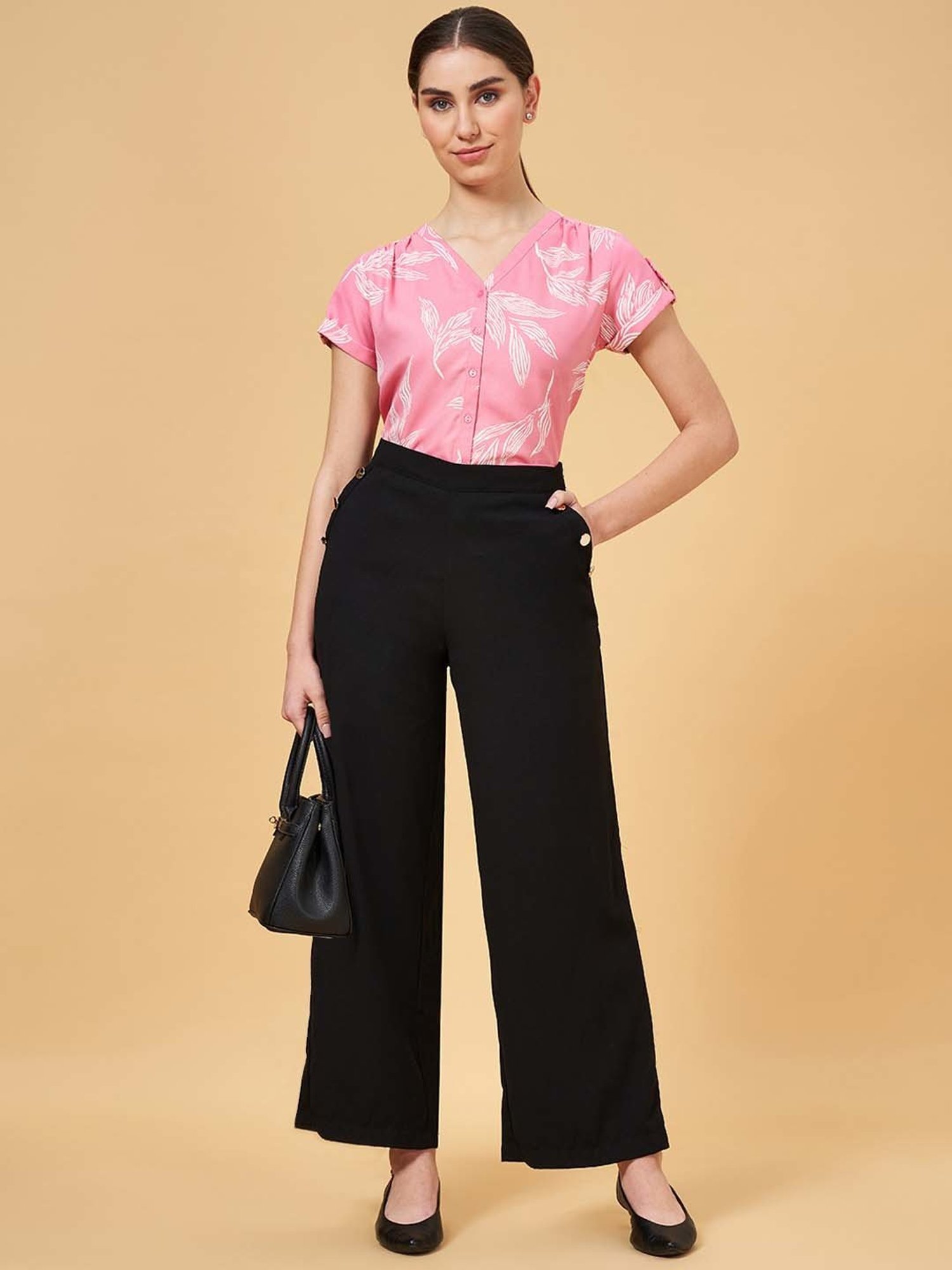 Annabelle by Pantaloons Pink Printed Top