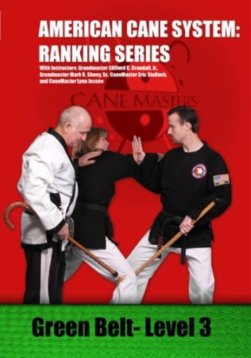American Cane System Level 3 Green Belt Self Defense & Advanced Skills DVD