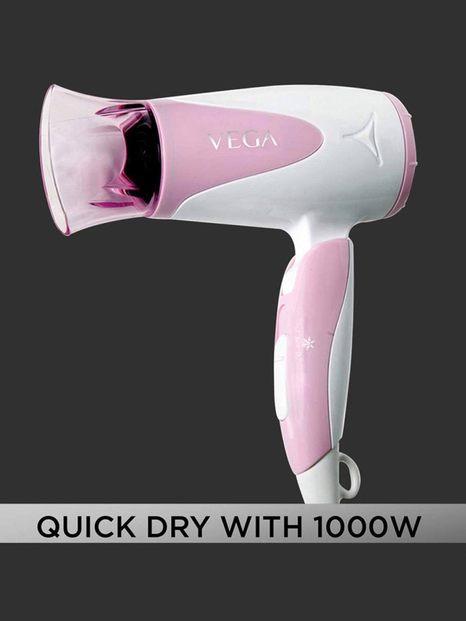 Vega 3 in 1 VHSCC-01 Hair Styler & Blooming Air VHDH-05 Hair Dryer Combo (Multicolor)