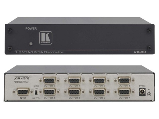 Kramer VP-88K 8x8 RGBHV & Balanced Stereo Audio Matrix Switcher w/7-Yr Warranty