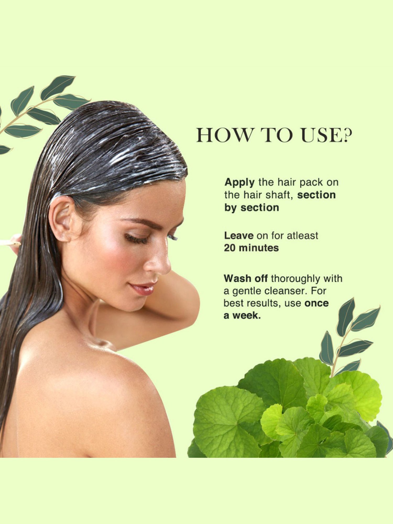 Richfeel Brahmi Intensive Repair Hair Pack (100 gm) - Pack of 3