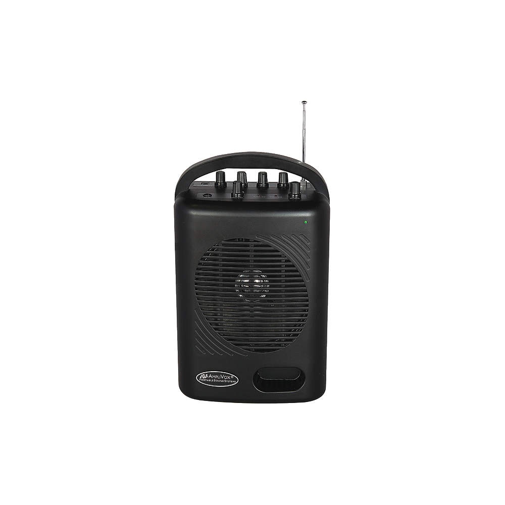 AmpliVox - SWB245 - AmpliVox SWB245 Power Pod PA Media Package - 50 W Amplifier - Wireless Microphone - AC Adapter,