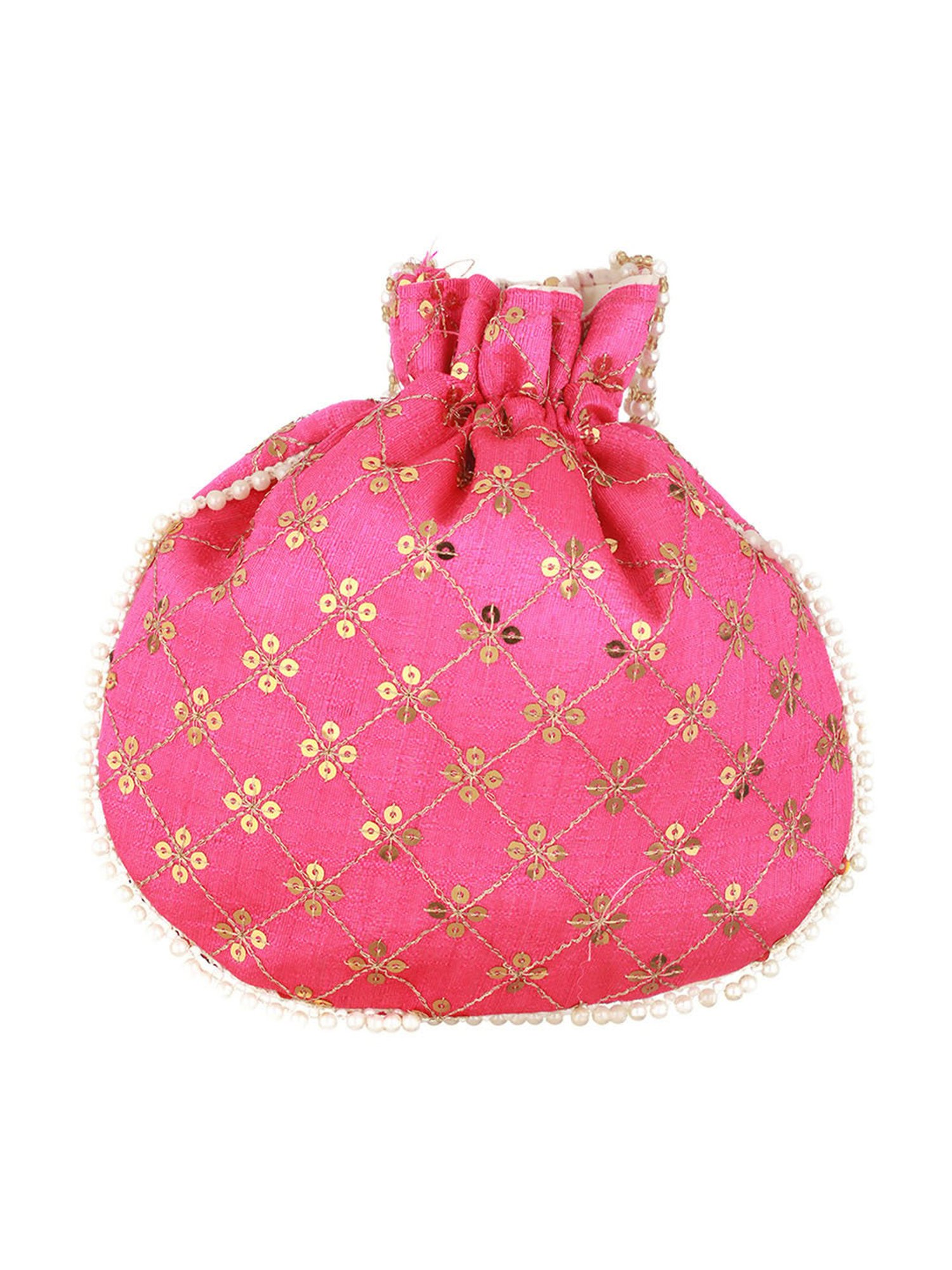 Call It Spring Silver Embellished Potli