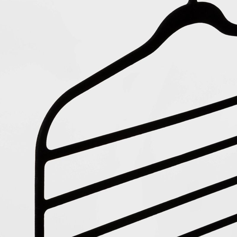 2pk 4 Bar Hanger Matte Hook Black - Made By Design™