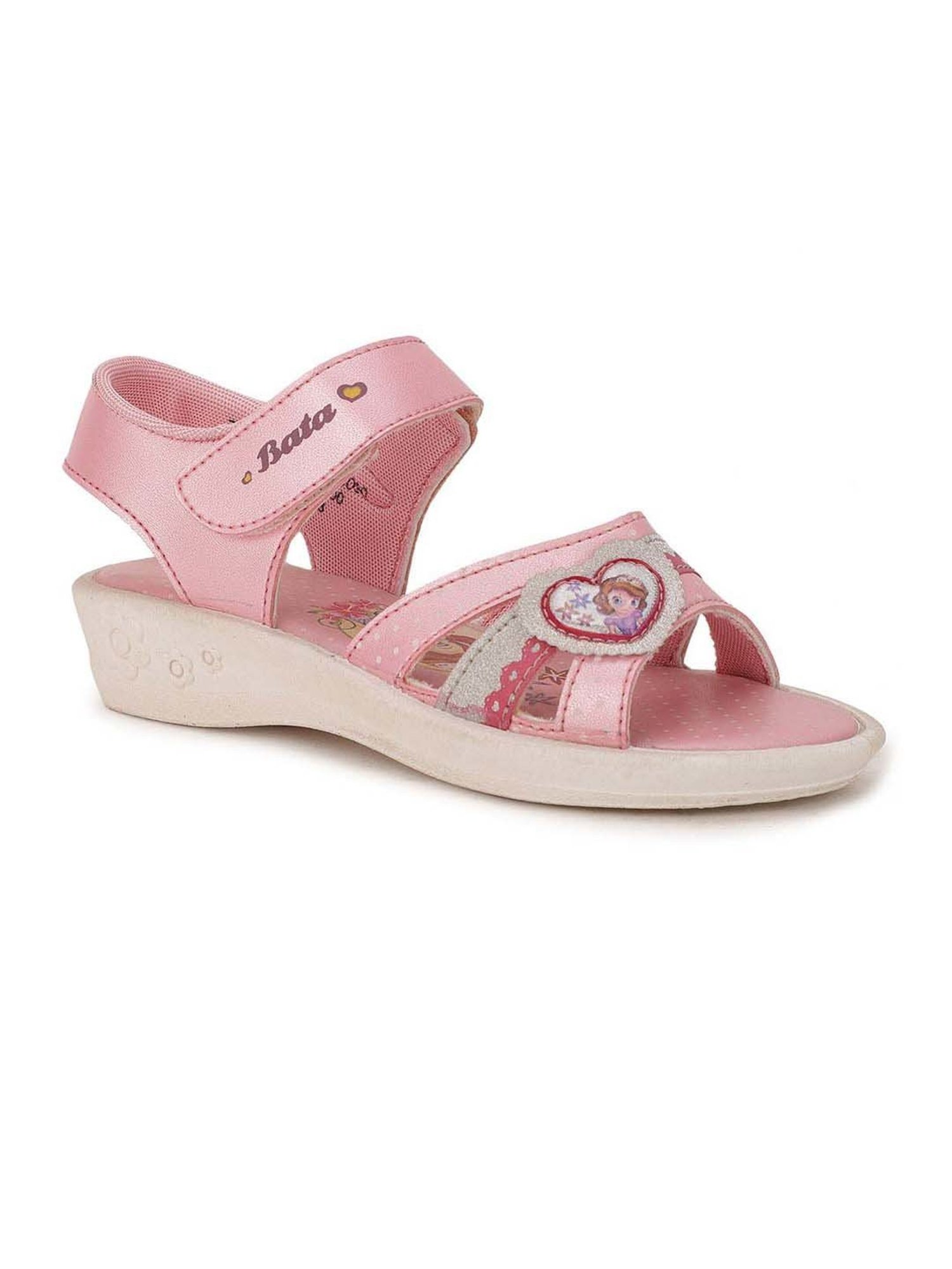 Bubblegummers by Bata Kids Pink Ankle Strap Sandals