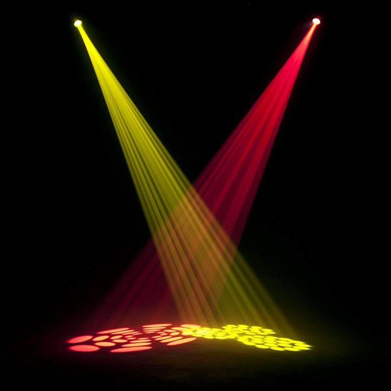 ADJ Products STINGER SPOT 10-Watt LED Startec Stinger Moving Head Mini Spotlight with 7 Colors and 7 Gobos (2 Pack)
