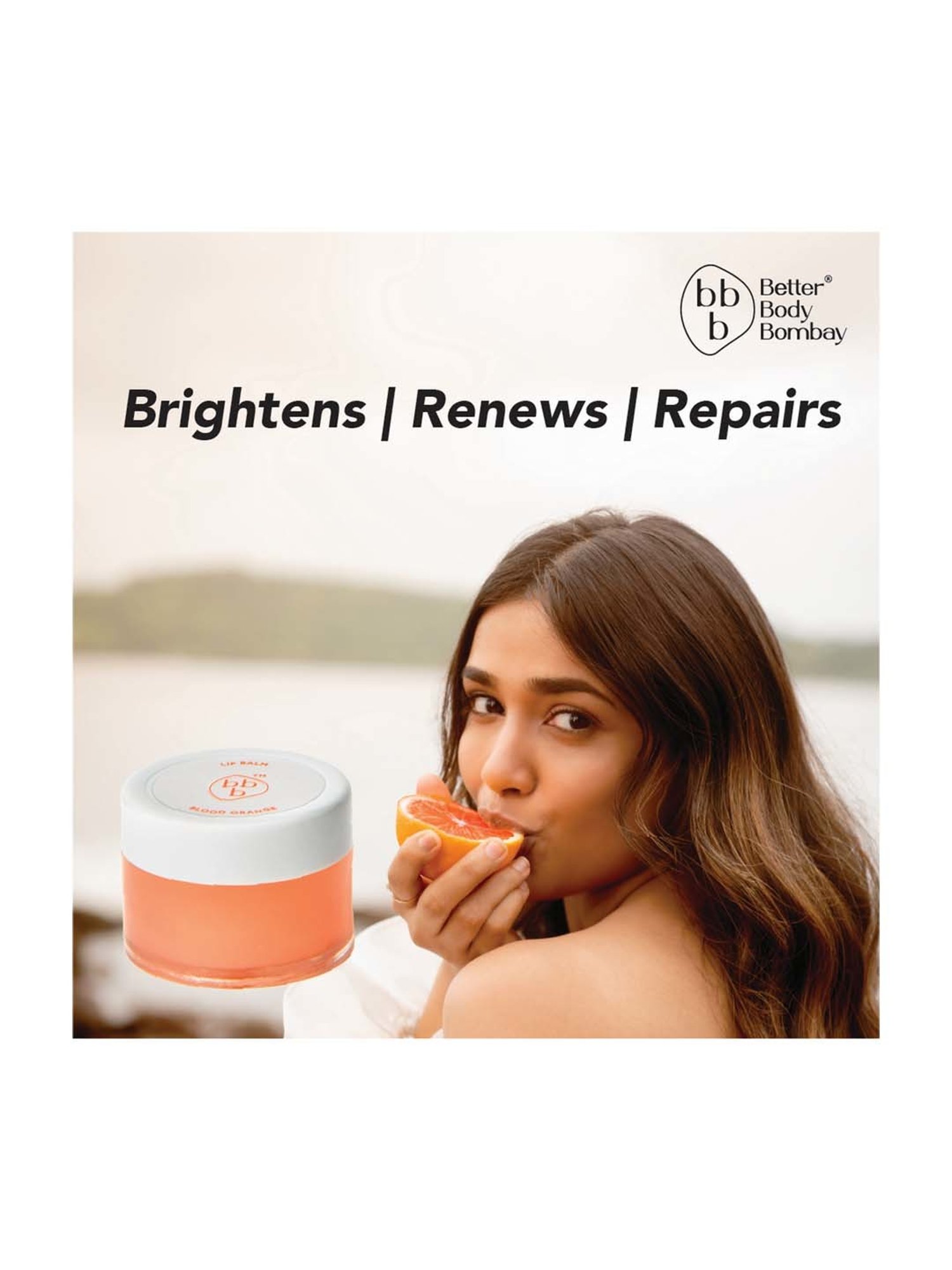 bbb Better Body Bombay Blood Orange Lip Balm - 10 gm