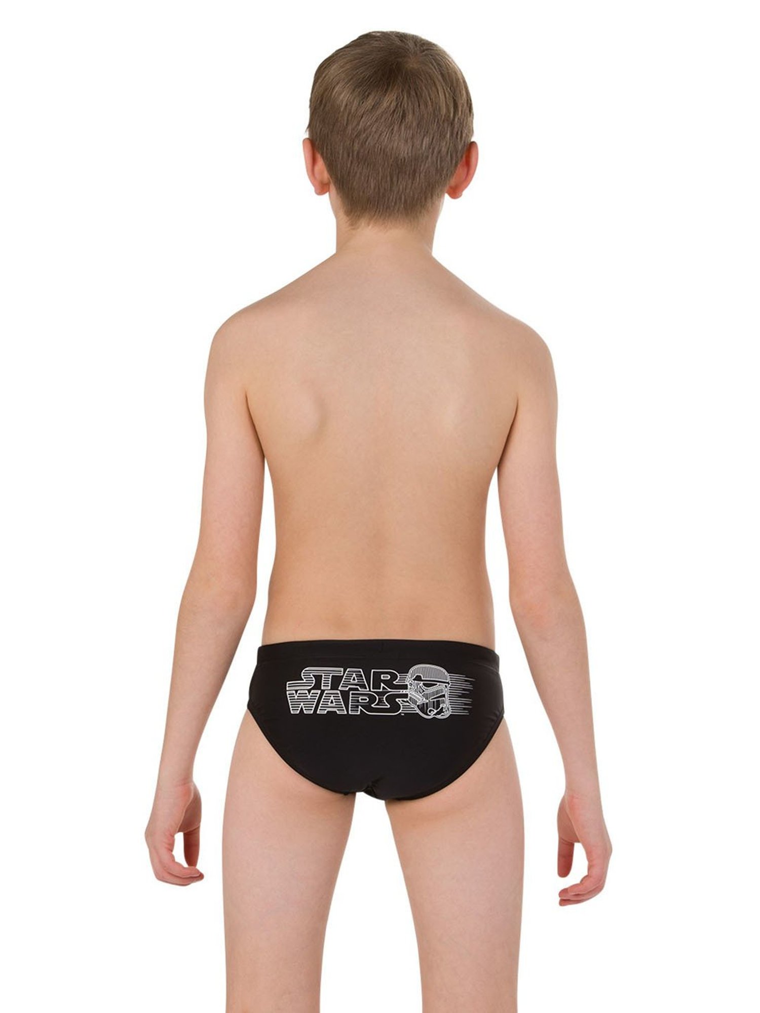 Speedo Kids Black Solid Brief