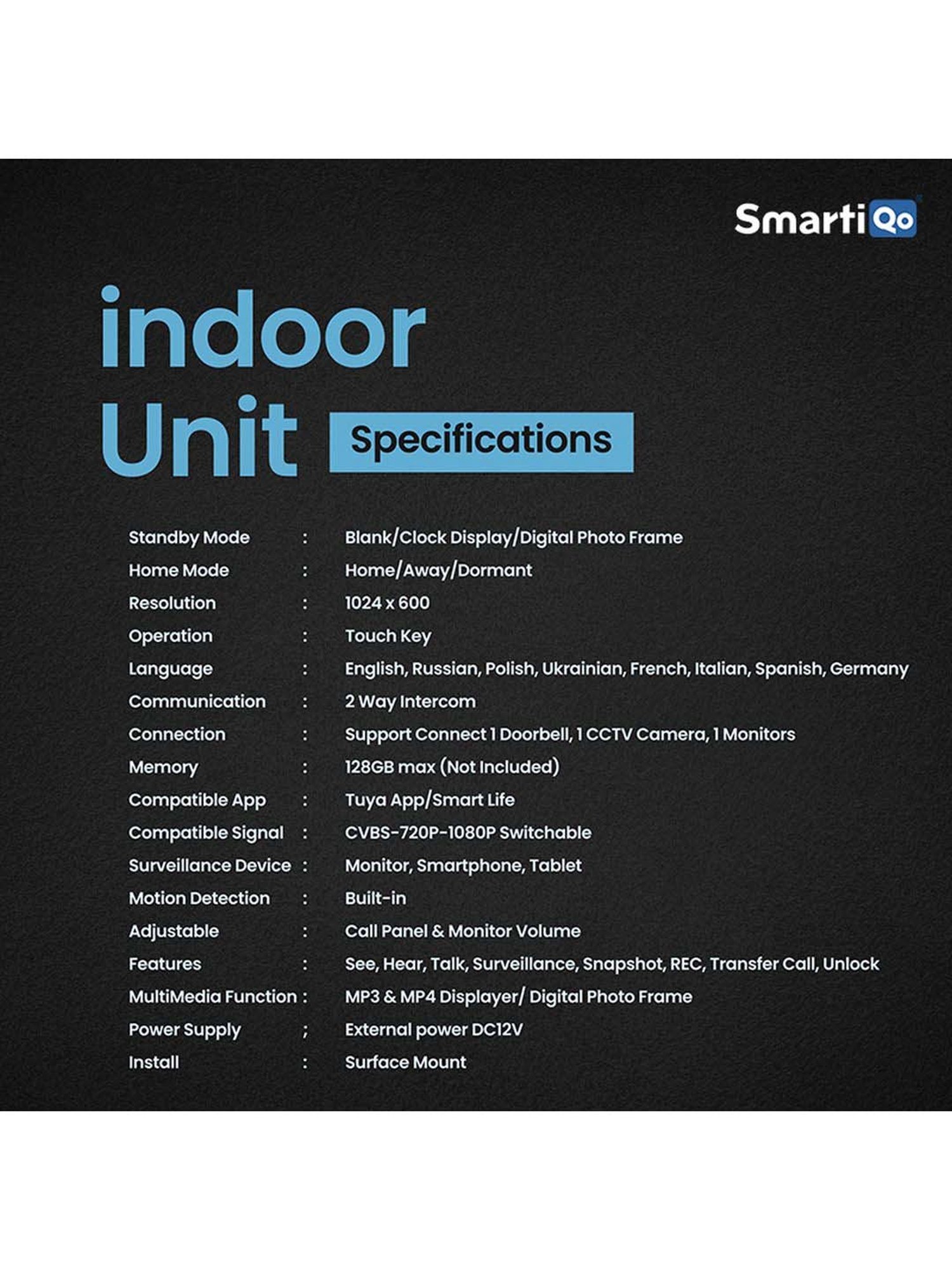 SmartiQo Video Door Phone