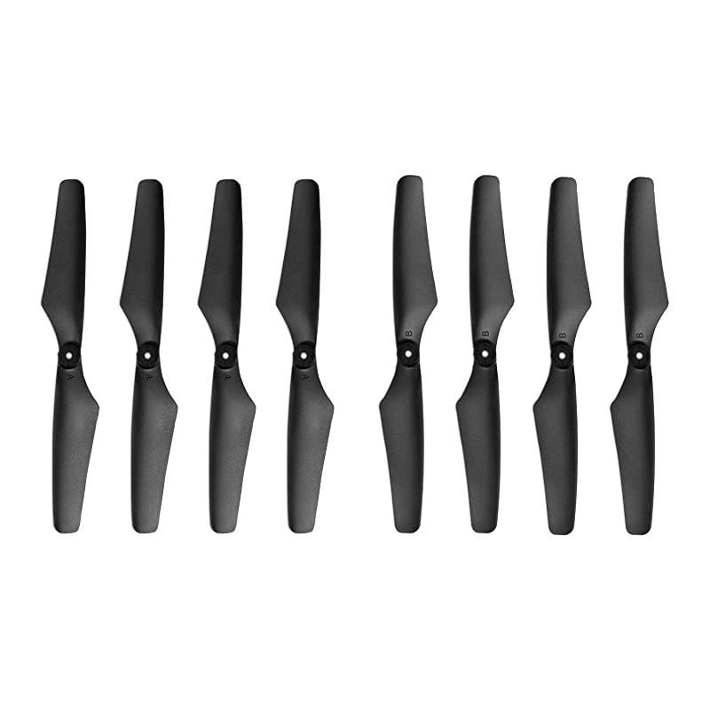 Quadcopter Drone Repair Kit, Replacement Parts for  A6-B Drones - 4 x Propeller Guards, 8 x Propeller Blades with Screws, A6PROPELLERS8-A6GUARDS4-PP