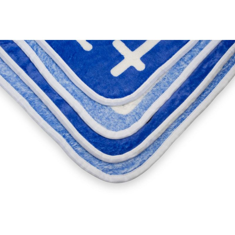 Just Funky The Office Iconography Fleece Blanket | 45 x 60-Inch Fun Throw Blanket