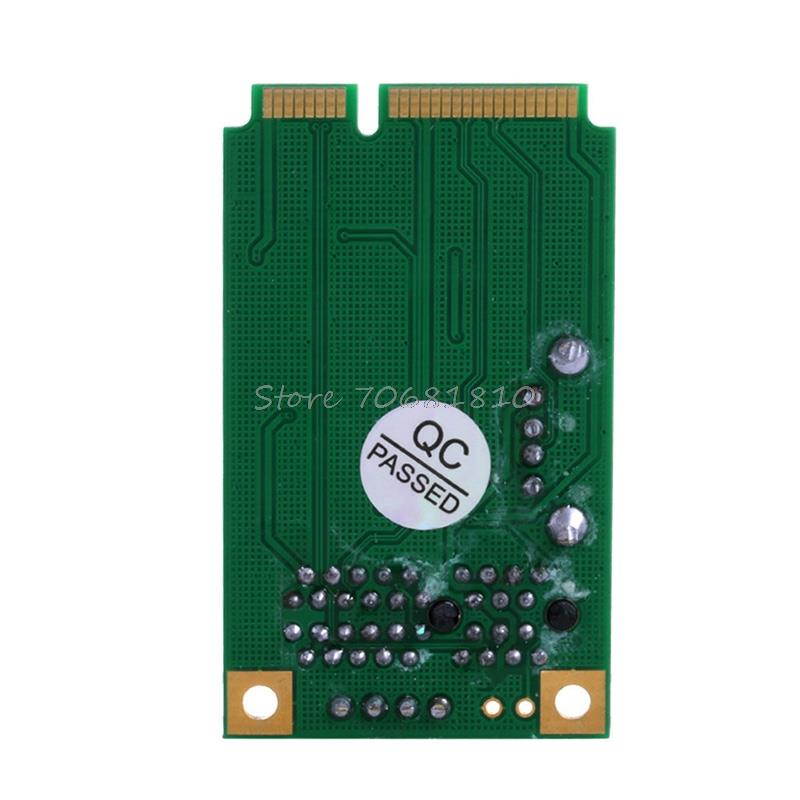 Mini PCI-E To PCI-E1x Board USB2.0 Adapter PCI Express Interface Card 4Pin Power