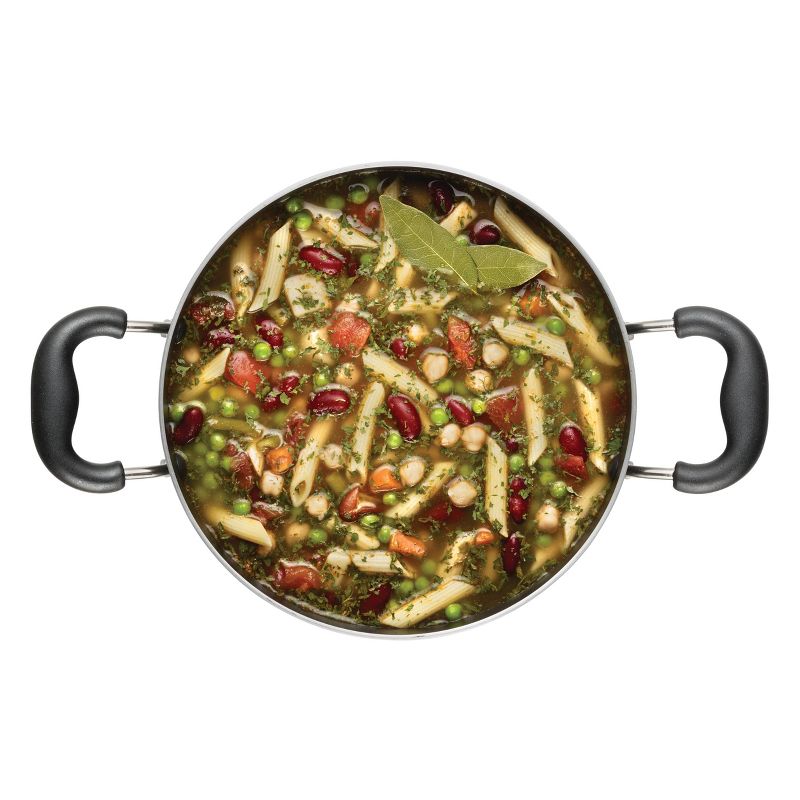 T-fal Simply Cook Nonstick Cookware, Stockpot, 8qt, Black