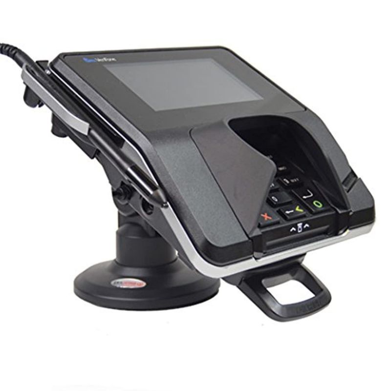 compact 3" stand for verifone mx915 & mx925 - comlete kit - lock and key - tilts 140 degree - do not swivel