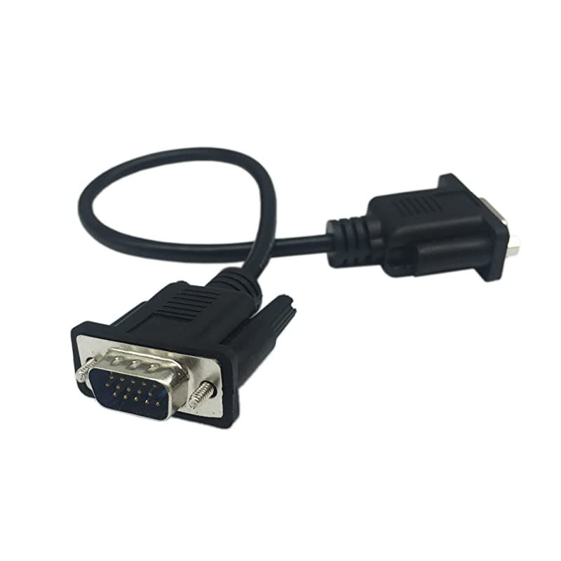 1ft VGA SVGA 15 Pin HD15 Male to Female Adapter Video Monitor Extension Cable for PC Laptop TV Porjectormf