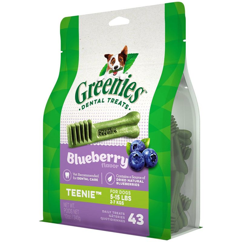 Greenies Blueberry Teenie Dental Dog Treats - 43ct