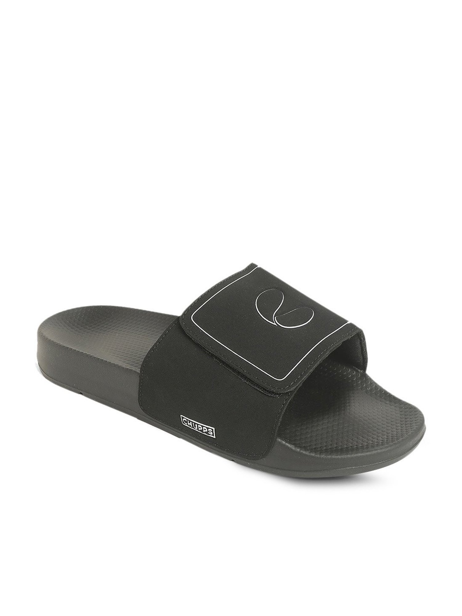 Chupps Men's Black Slides