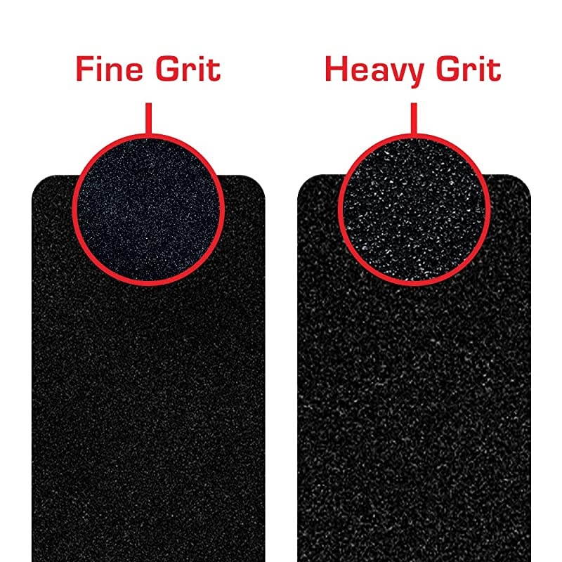 Treads Non-Slip 6&rdquo; x 30&rdquo; Outdoor/Indoor (10 Pack) &ndash; Black Heavy Duty Anti Slip Pre- Cut Self Adhesive Tape Strips, No Tools Installation