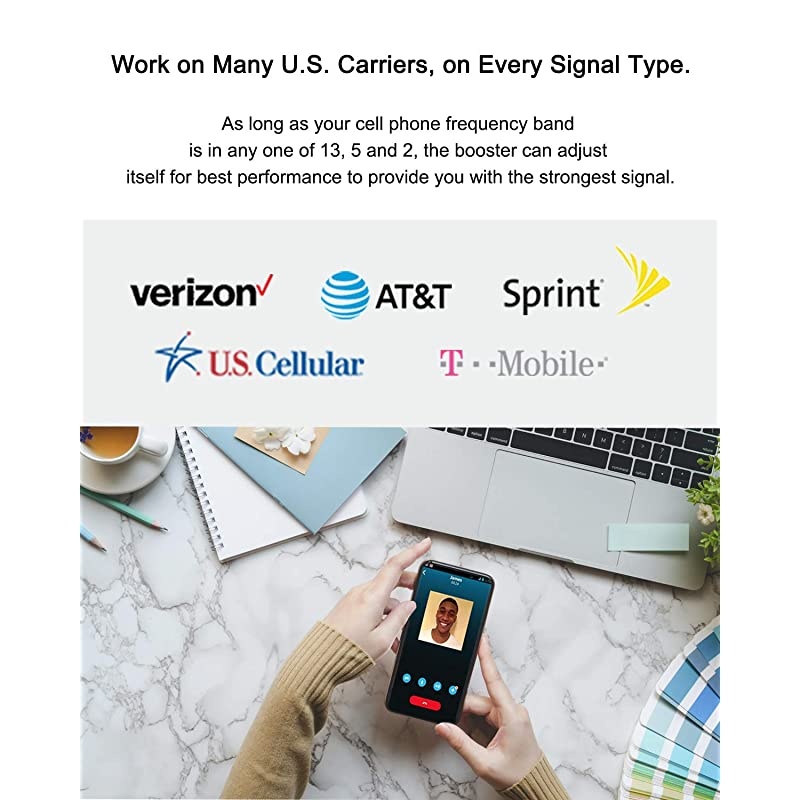 LTE ATT TMobile 65dB 700MHz Cell Phone Signal Booster for Home and Office Band 1217 FDD LTE Mobile Phone Signal Amplifier Including 45 Feet RG58 Cable Repeater Full Kit