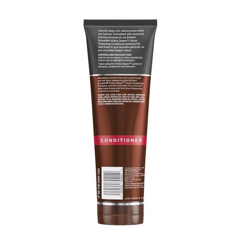 John Frieda Brilliant Brunette Visibly Deeper Conditioner - 8.3 fl oz
