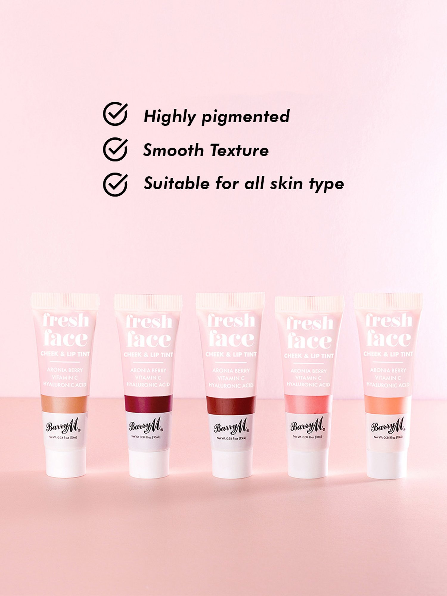 Barry M Fresh Face Cheek & Lip Tint Caramel Kisses - 10 ml