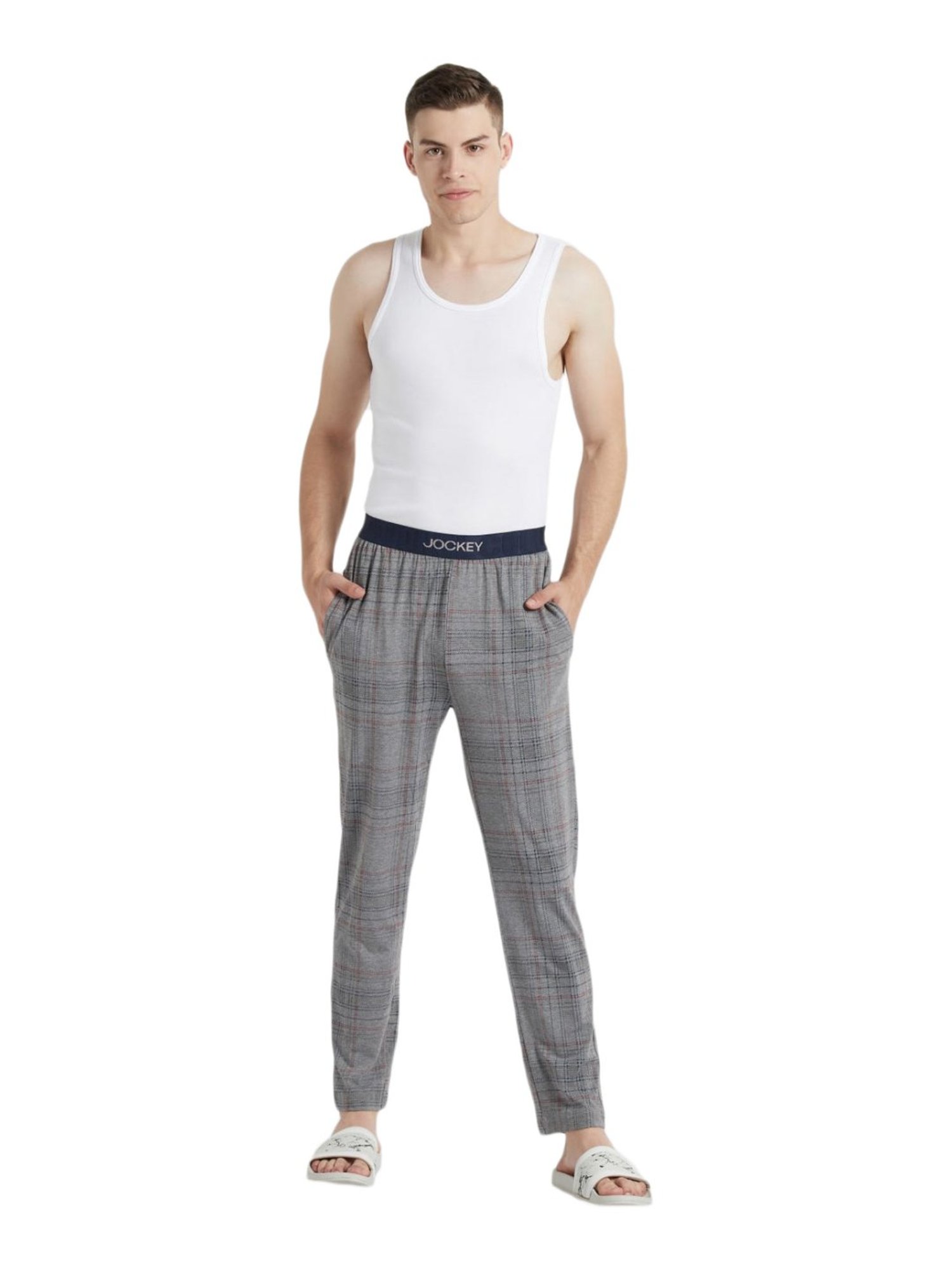 Basics Green Jogger Track Pant