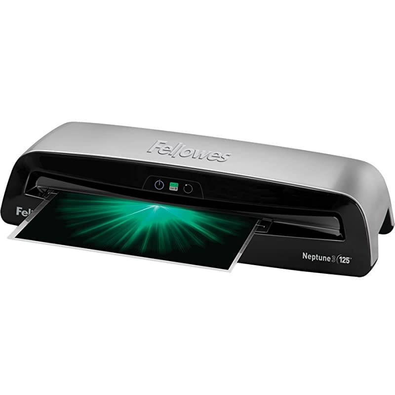 Laminator Neptune 3 125, Rapid 1 Minute Warm-up Laminating Machine, Auto Features with Laminating Pouches (5721401)