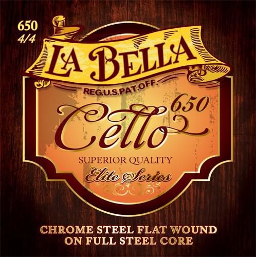 La Bella 650 Full Core Metal Cello String Set (4/4 Size)