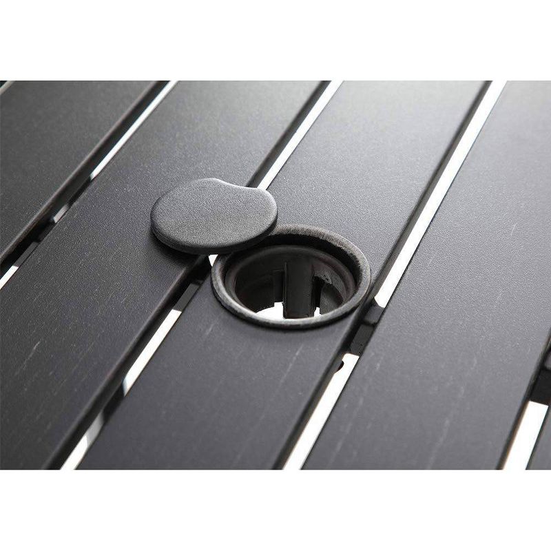 31" Square Bar Table with Umbrella Hole - Captiva Designs