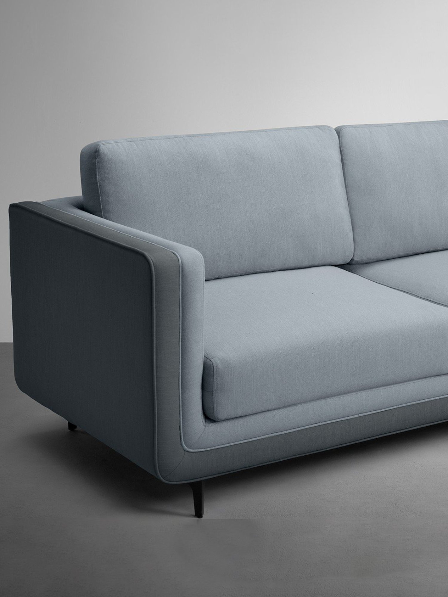 Sleepyhead Mojo Cheeky Grey Fabric 3 Seater Sofa