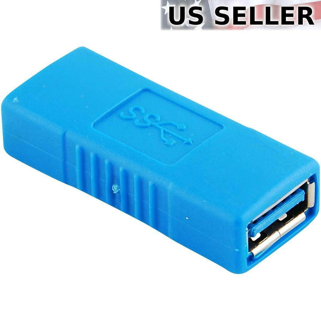 5-pack USB 3.0 Type A Female to Female Adapter Coupler Gender Changer Connector