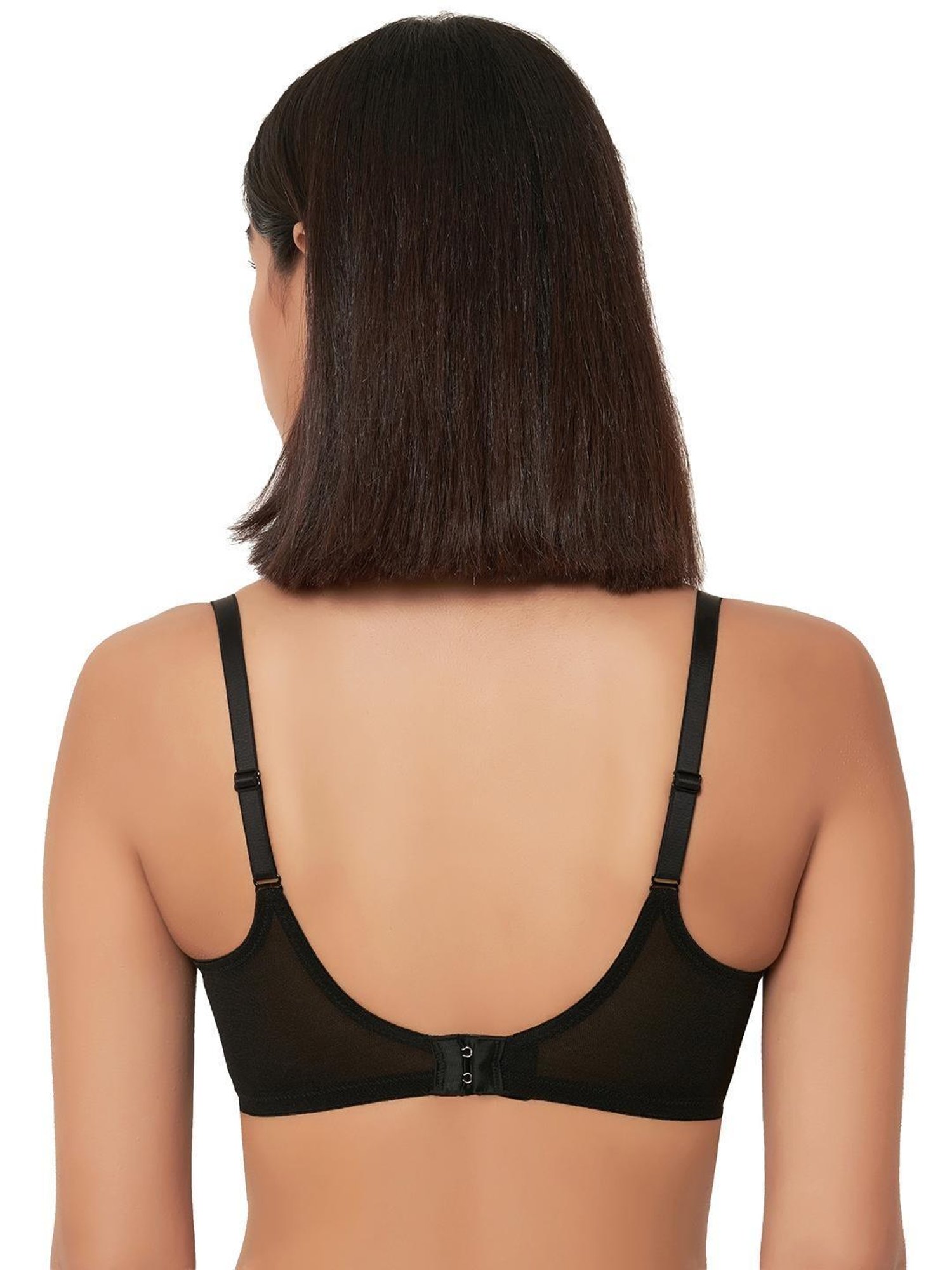 Wacoal Black Self Print Padded Bra