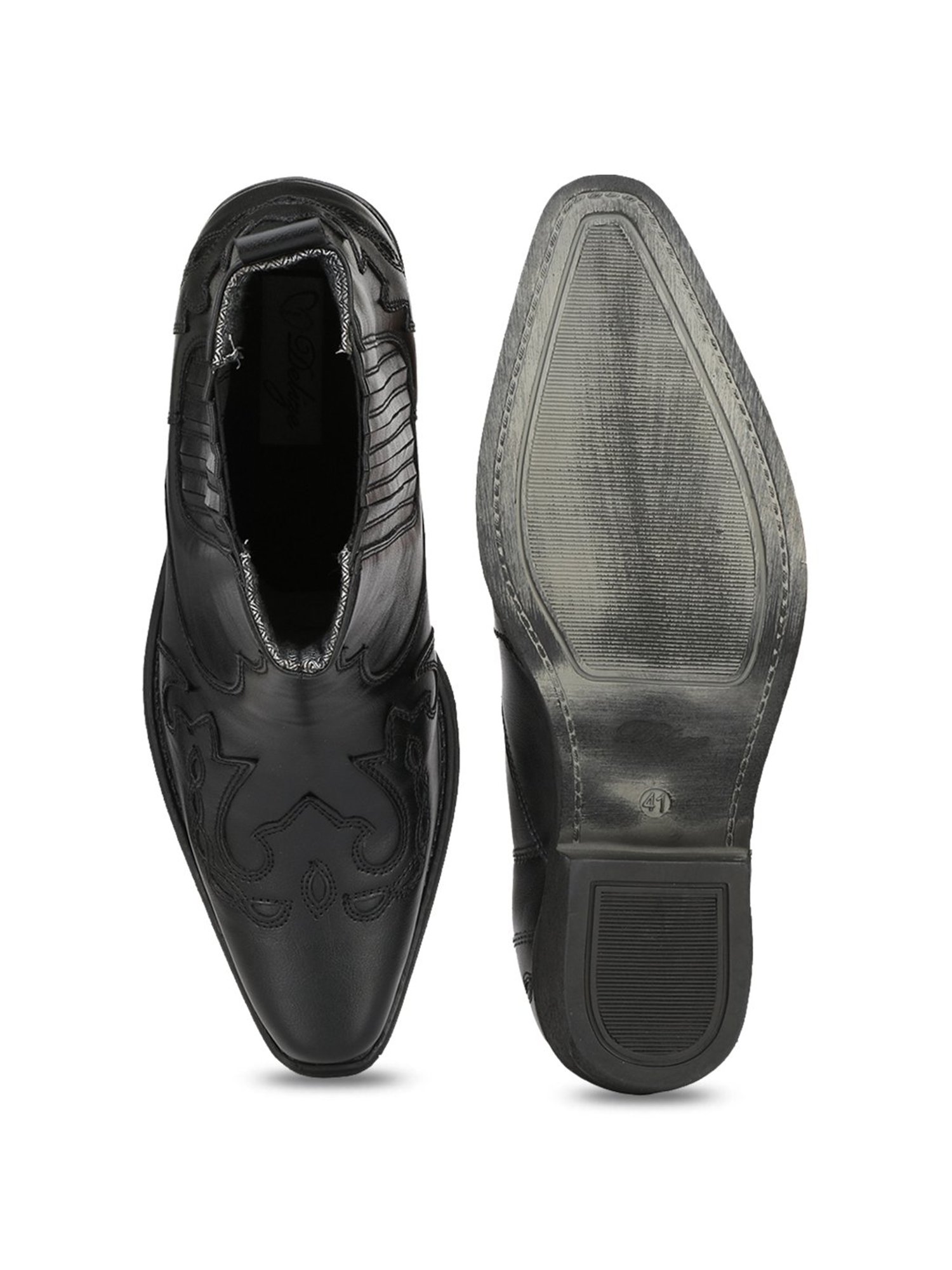 Delize Men's Black Chelsea Boots