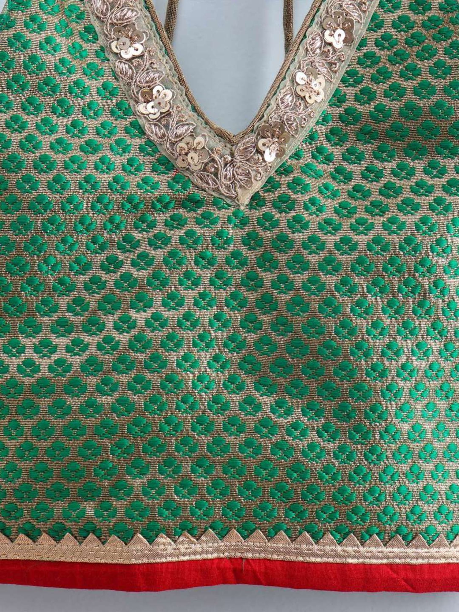 TWISHA Kids Green & Red Printed Top Set