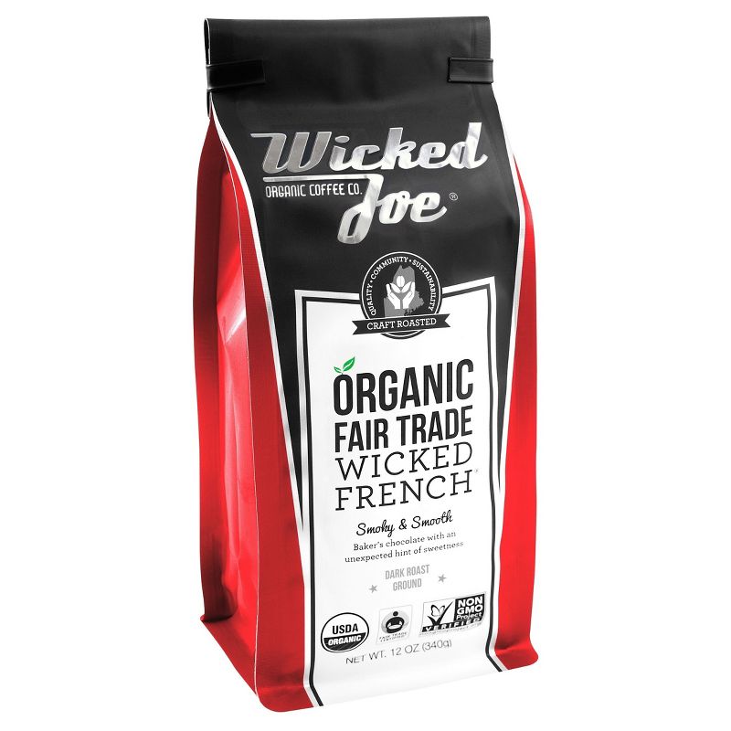 Wicked Joe Coffee Co. Wicked French Dark Roast Ground Coffee - 12oz