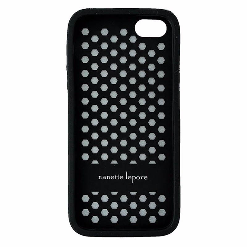 Nanette Lepore Dual Layer Case for iPhone 5/5S/SE - Black and Gray - Lace Design